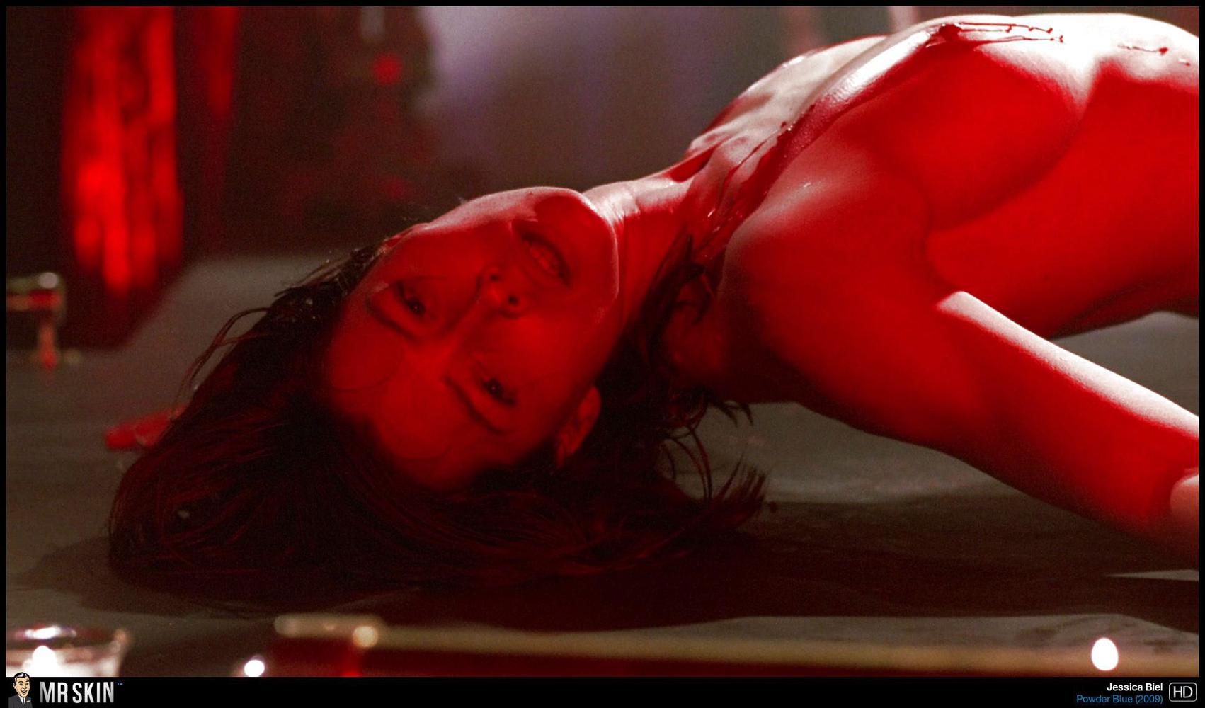 Jessica biel naked in powder blue — 2